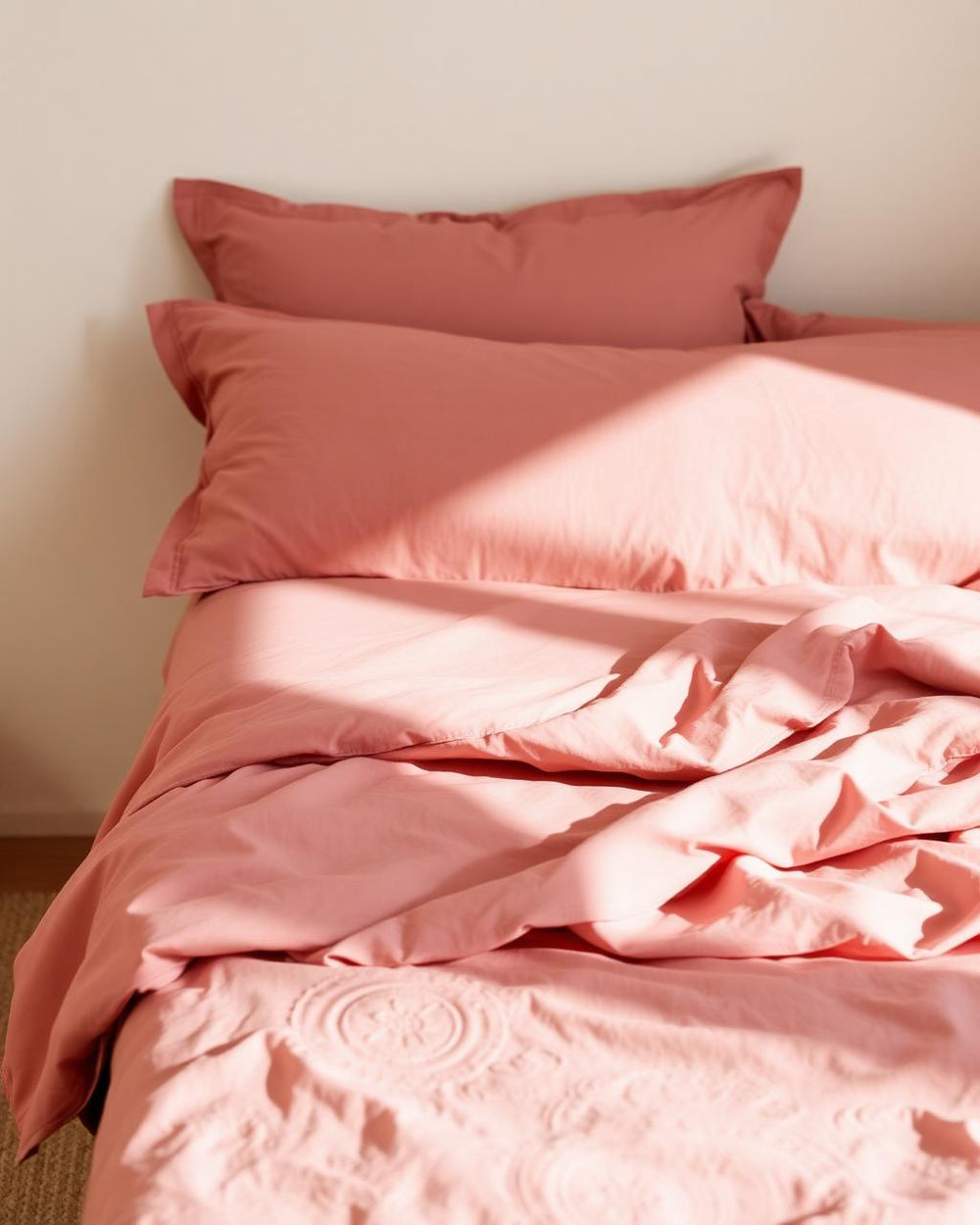 Percale Bed Sheet Set – Mauve